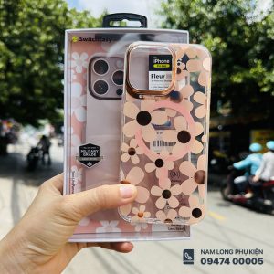 Ốp lưng iPhone 16 Pro Max Switcheasy 3D Rose