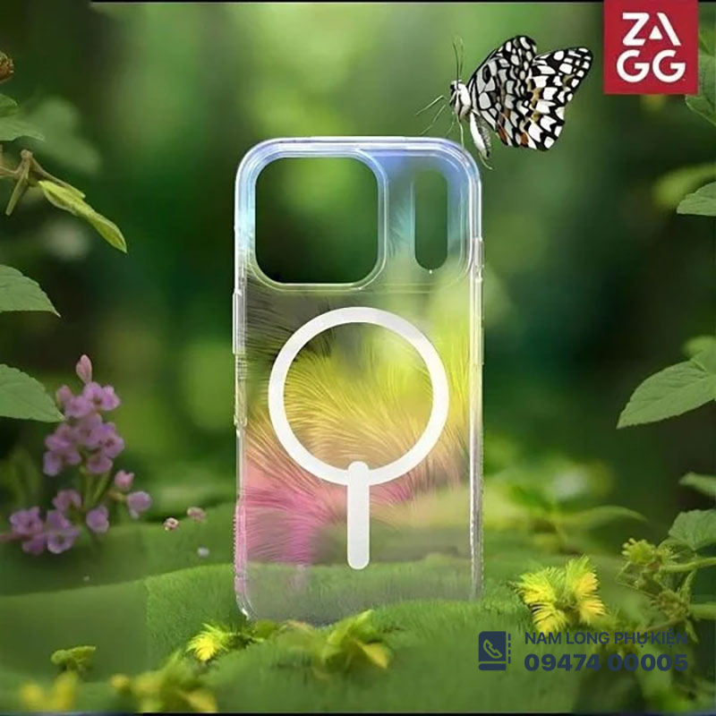 Ốp lưng iPhone 17 Pro Max ZAGG Milan Snap Iridescent - Ảnh 3