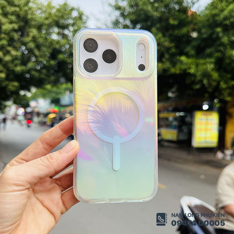 Ốp lưng iPhone 17 Pro Max ZAGG Milan Snap Iridescent - Ảnh 5