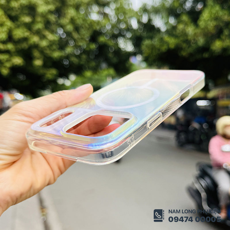 Ốp lưng iPhone 17 Pro Max ZAGG Milan Snap Iridescent - Ảnh 10